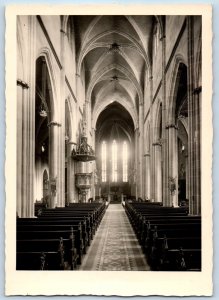 Reutlingen Germany Postcard Church Seat and Walkway View c1950's RPPC Photo