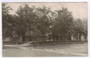 High School Canby Minnesota #2 RPPC postcard