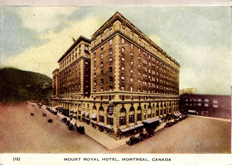 Montreal, Canada - The Mount Royal Hotel - in 1947