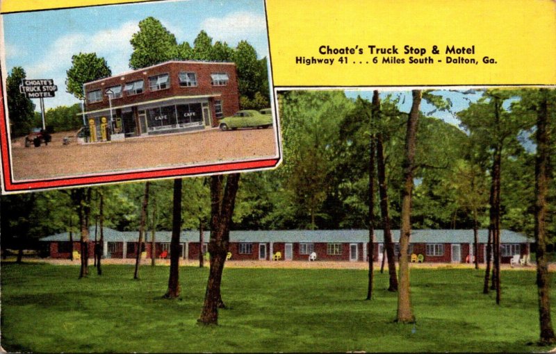 Georgia Dalton Choote's Truck Stop and Motel 1952