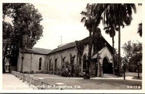 Florida St Augustine Trinity Parish Church Real Photo