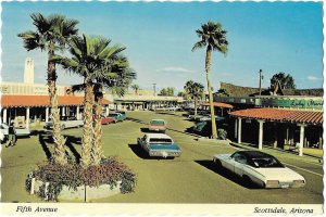 Fifth Ave Shopping in Old Town Scottsdale Arizona 1978 4 by 6