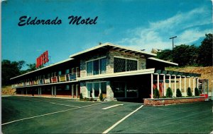 North Bergen New Jersey Eldorado Roadside Motel Streetview Chrome Postcard 