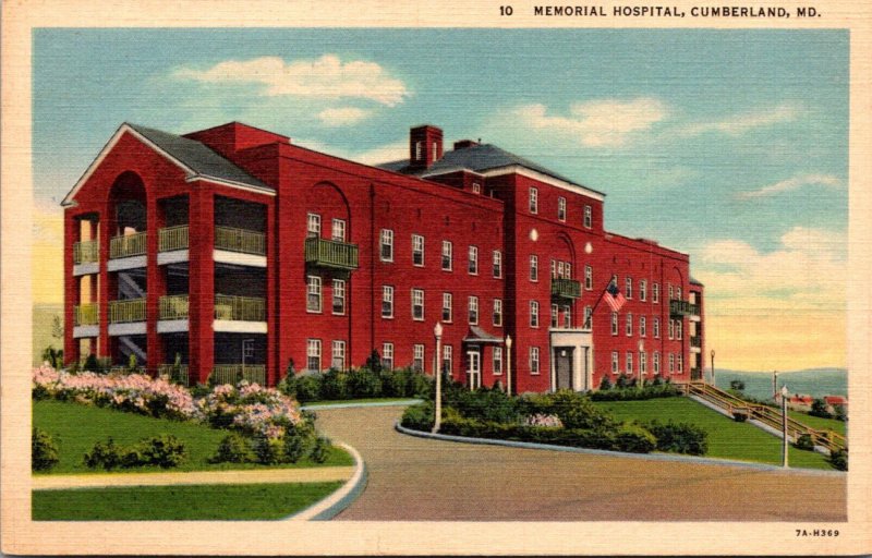 Maryland Cumberland Memorial Hospital Curteich