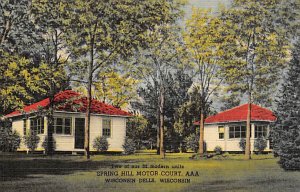 Spring Hill Motor Court Modern Unit Wisconsin Dells WI 