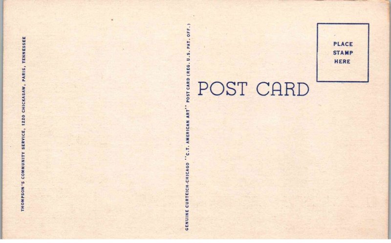 Martin, Tennessee - A view of the U.S. Post Office - 1940s