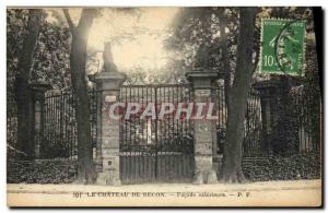 Old Postcard The Chateau de econ Exterior Facade
