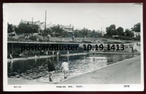 h3563 - ENGLAND Otley 1978 Paddling Pool. Frith's Series. Real Photo Pos...