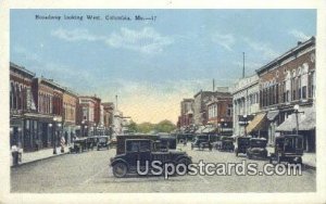 Broadway - Columbia, Missouri MO Postcard