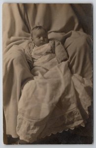 RPPC Bradford NH Darling Baby Hazel Rebecca Wells 1909 Postcard H21