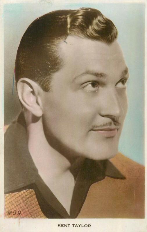 Kent Taylor film actor postcard