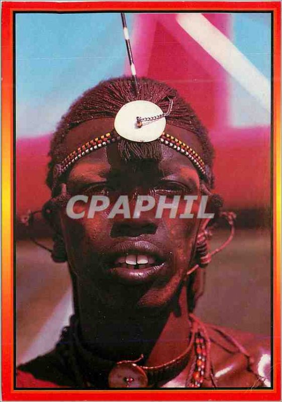 Postcard Modern African Masai Tribes