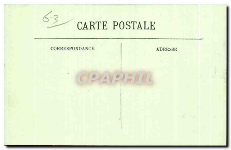 Old Postcard Du Mont Dore Capuchin Salon