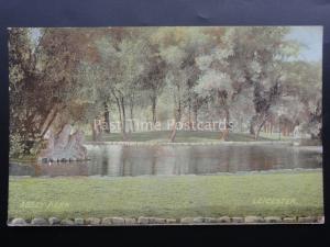 Leicester ABBEY PARK - showing Pond / Lake. c1906 by H.G.L.