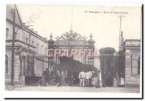 COPYRIGHT Bourges Postcard Old School Pyrotechnics