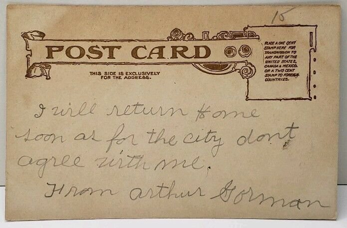 Philadelphia Pennsylvania THE NORTH AMERICAN Glitter Decorated Postcard E16