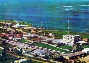 VINTAGE CONTINENTAL SIZE POSTCARD SAN ANDREAS ISLAND COLOMBIA