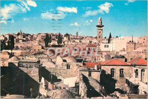 Postcard Modern View of Jerusalem Reviews part of the Old City