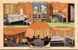 Linen PC Hall of Waters, Sulpho-Saline Mineral Water Baths Excelsior Springs MO