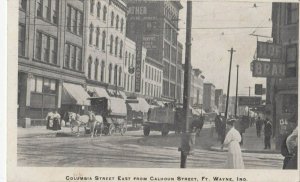 FORT WAYNE , Indiana , 1900-10s ; Columbia Street , East