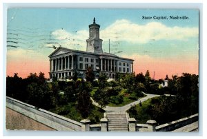 1915 State Capitol, Nashville Tennessee Antique Posted Postcard