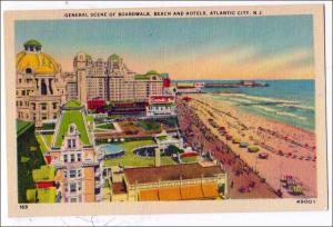 Boardwalk, Beach & Hotels, Atlantic City NJ