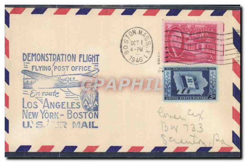 Letter United States Los Angeles New York Boston January 10, 1946