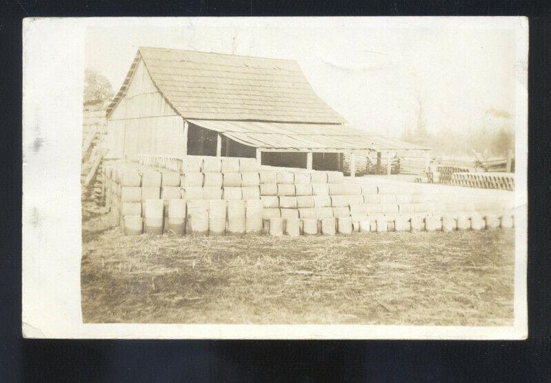 RPPC GLENNONVILLE MISSOURI HENRY'S MILL MARSHALL MO. REAL PHOTO POSTCARD 1912