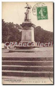 Old Postcard Parthenay Statue Loaf Lefeuvre