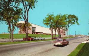 Postcard Bangor Municipal Athletic Facility Auditorium Boston Bangor Maine ME