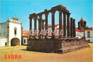 Modern Postcard Portugal �vora Roman Temple