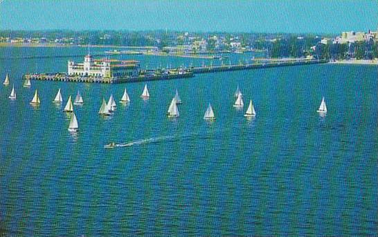 Florida Saint Petersburg Sailboat Regatta Around Million $$ Pier