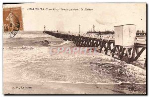 Old Postcard Deauville Big Time For The Season