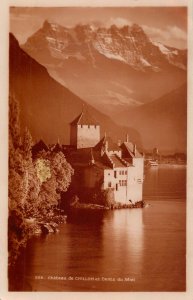 Mountaineering Switzerland Dents du Midi & Chillon castle 1928