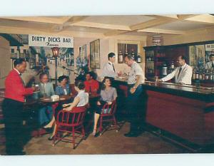 Pre-1980 DIRTY DICK'S TAVERN BAR RESTAURANT Nassau Bahamas F5731@