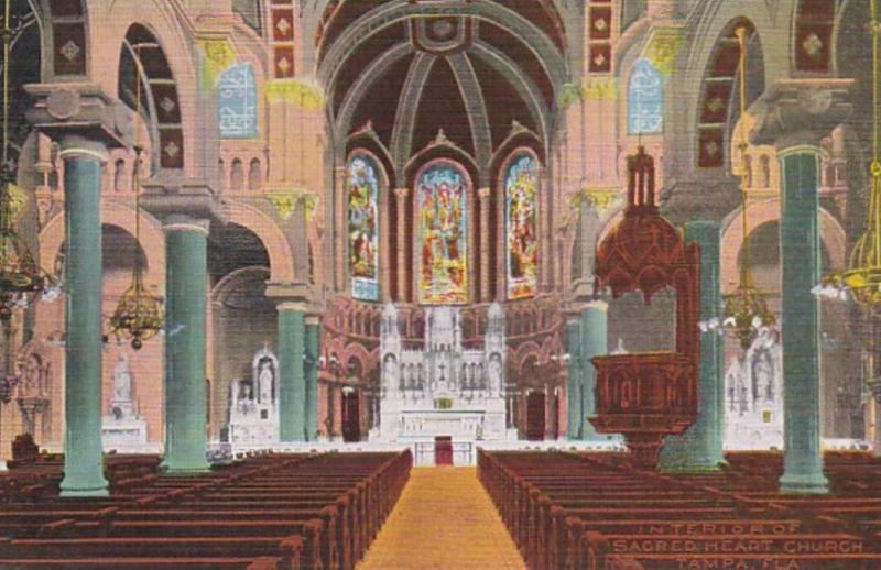 Florida Tampa Sacred Heart Church Interior