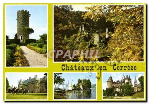 Postcard Modern Castles In Correze