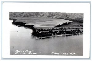 Birds Point Summer Resort Round Lake Saskatchewan Canada RPPC Photo Postcard