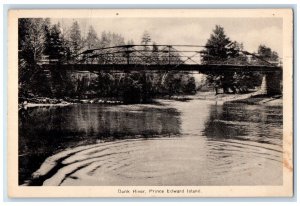 1940 Bridge Dunk River Prince Edward Island Canada Vintage Posted Postcard