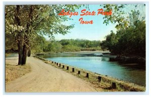 Des Moines River Ledges State Park Boone IA Iowa Postcard (BR17)