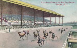 Harness Horse Racing at State Fair Grounds - Syracuse NY - DB - Rudolph Brothers