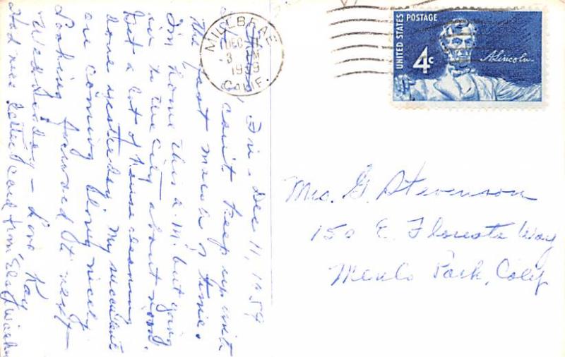 Christmas Postcard Old Vintage Antique Post Card