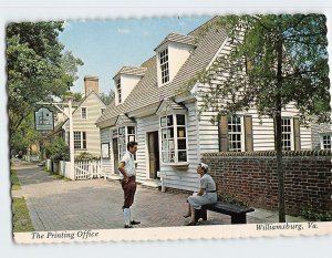 Postcard The Printing Office, Williamsburg, Virginia