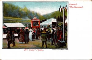 Germany Eisenach Milchkammer Am Kasperltheater Fun Fair Vintage Postcard C012