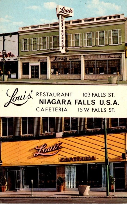 New York Niagara Falls Louis' Restaurant and Cafeteria