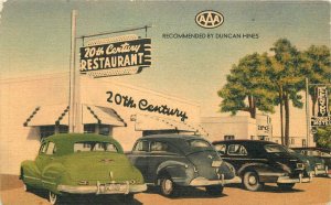 Postcard Tennessee Columbia 20th Century Motel & Restaurant 1951 23-10840