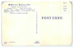 McGarrity's Hedgerow Inn, Lumberton, NJ Postcard