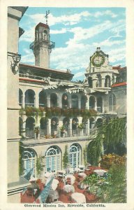 Riverside California Glenwood Mission Inn Portrait View White Border Postcard