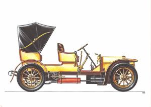 B99400 mercedes simplex tourenwagen 1902 germany oldtimer car voiture