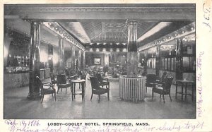 Lobby--Cooley Hotel Springfield, Massachusetts MA